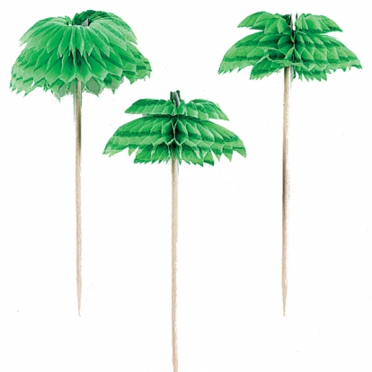 Smeigtukai-dekoracijos "Palmės" (12 vnt./7 cm)